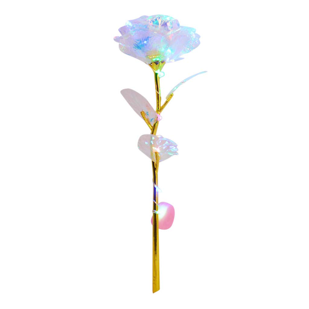 Lotus Flower Galaxy Rose - Gold Artificial Rose Gift for Birthday & Anniversary