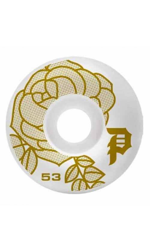 Primitive Rosa Skateboard Wheels - High Performance 54mm 101A for Street & Park Skating - Perfect for Tricks, Cruising & Smooth Rides