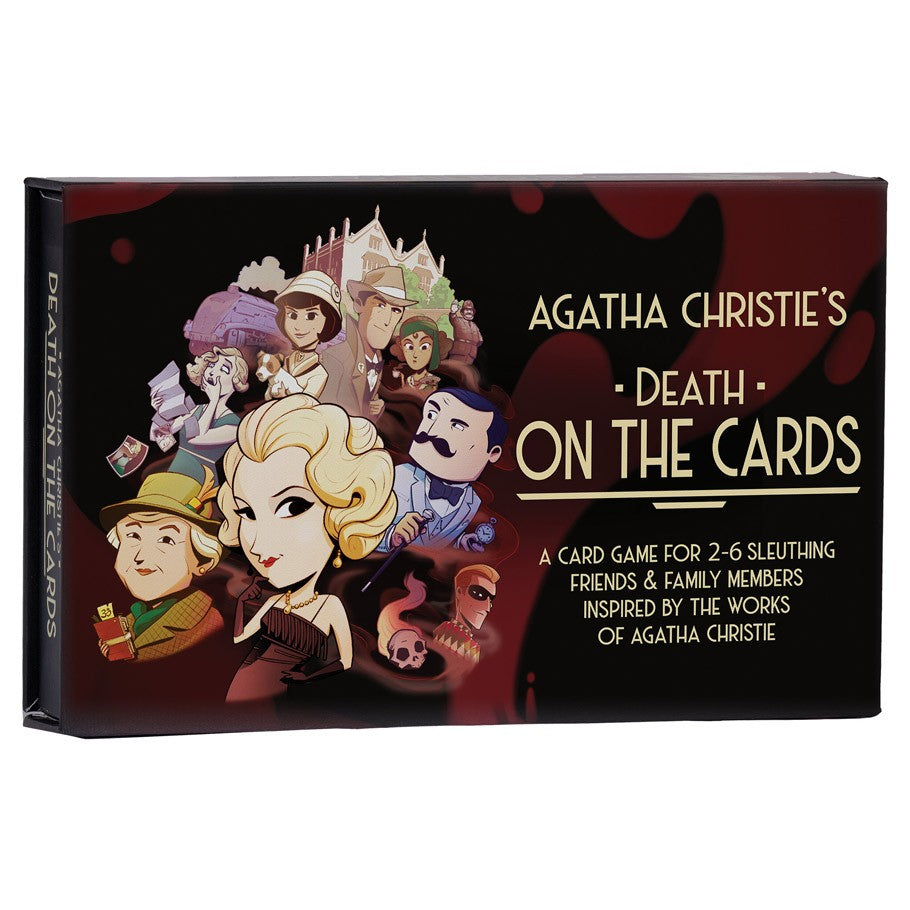 Agatha Christie Death on the Cards - Murder Mystery Card Game for Adults & Teens | Perfect for Game Nights, Parties & Family Gatherings