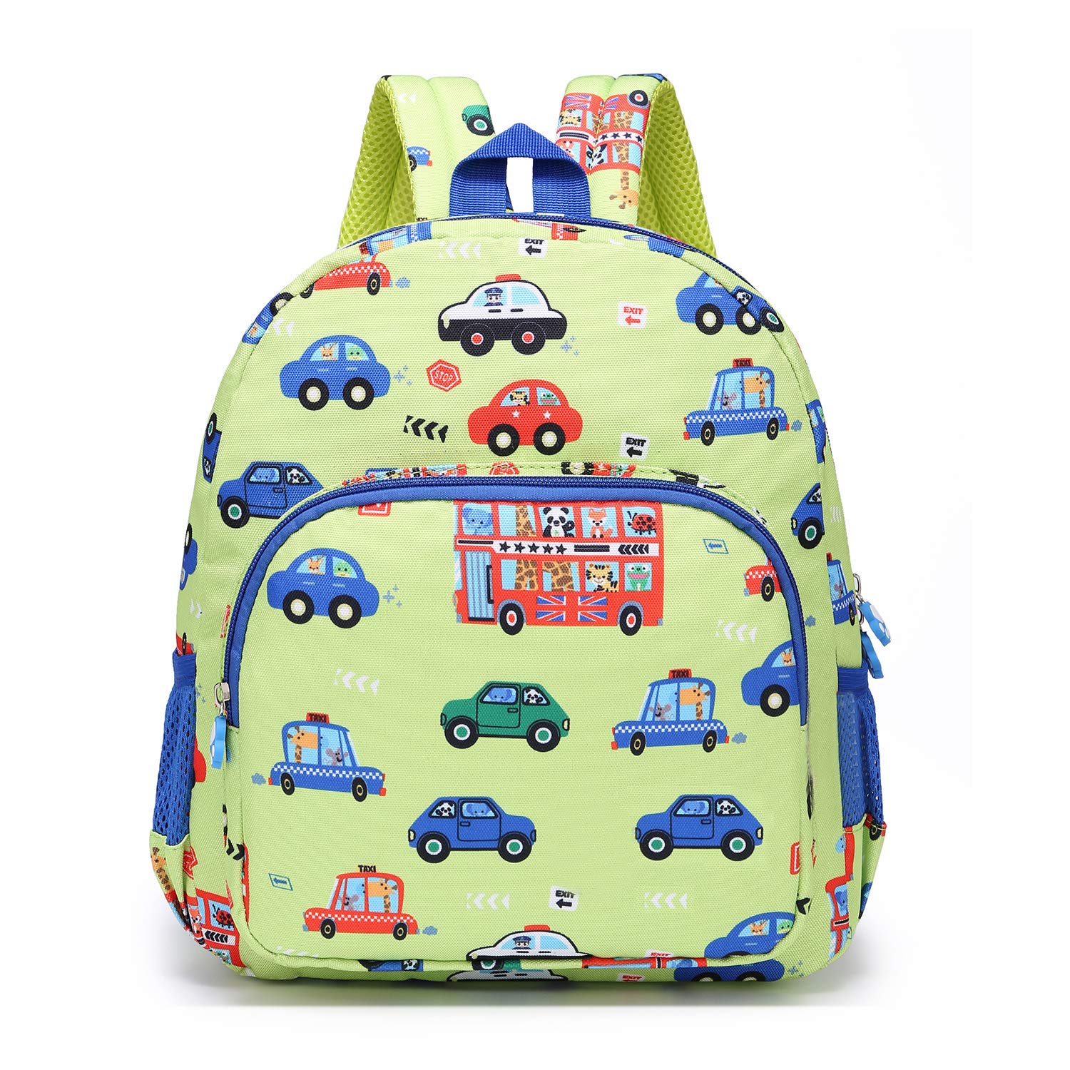 Willikiva Kids Backpack for Boys & Girls - Cute School Travel Backpack for Toddlers & Little Children, Lightweight & Durable (Green) - Perfect for Preschool, Daycare & Family Trips