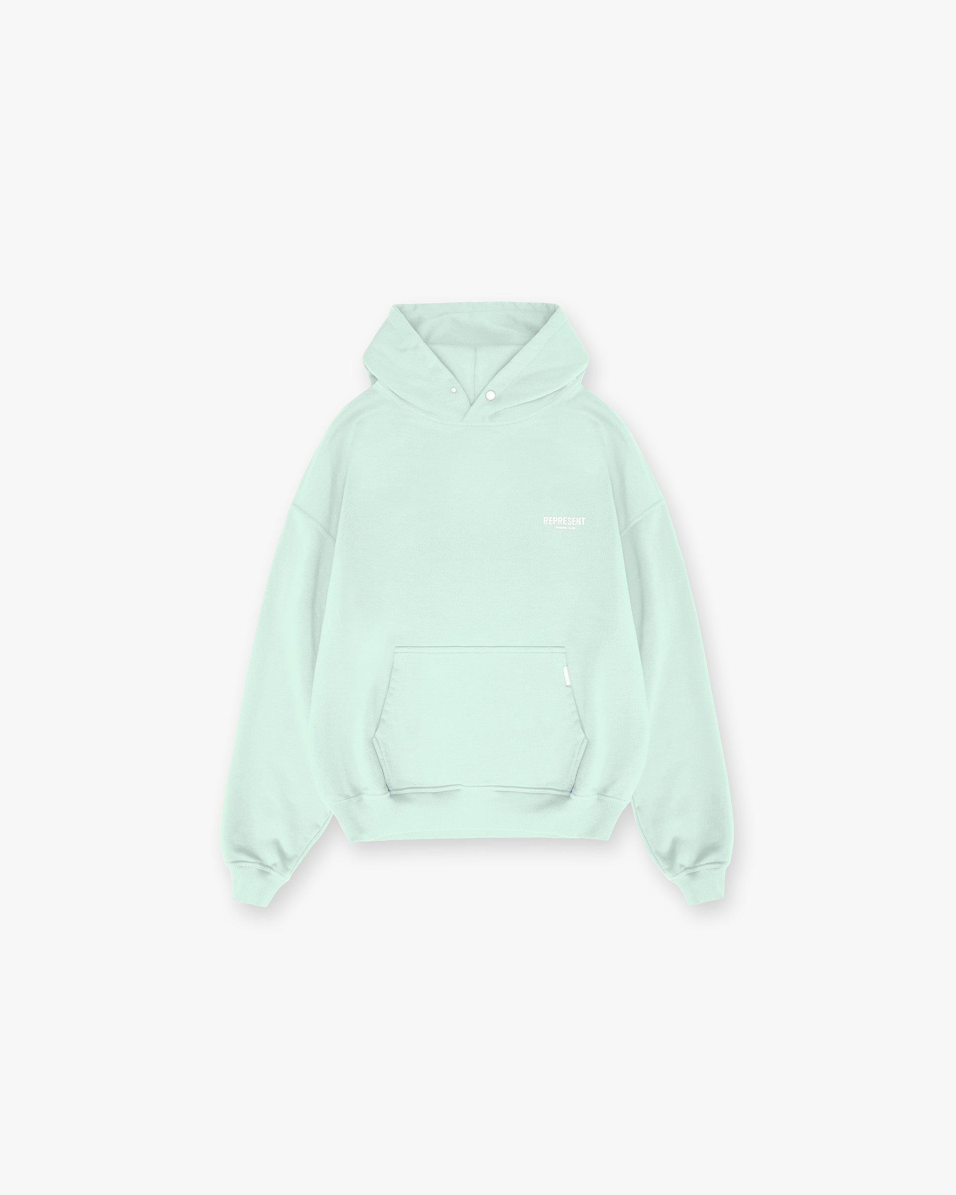 Represent Owners Club Hoodie - Pistachio Green Pullover for Men & Women | Streetwear Fashion, Casual Wear & Gym Essentials