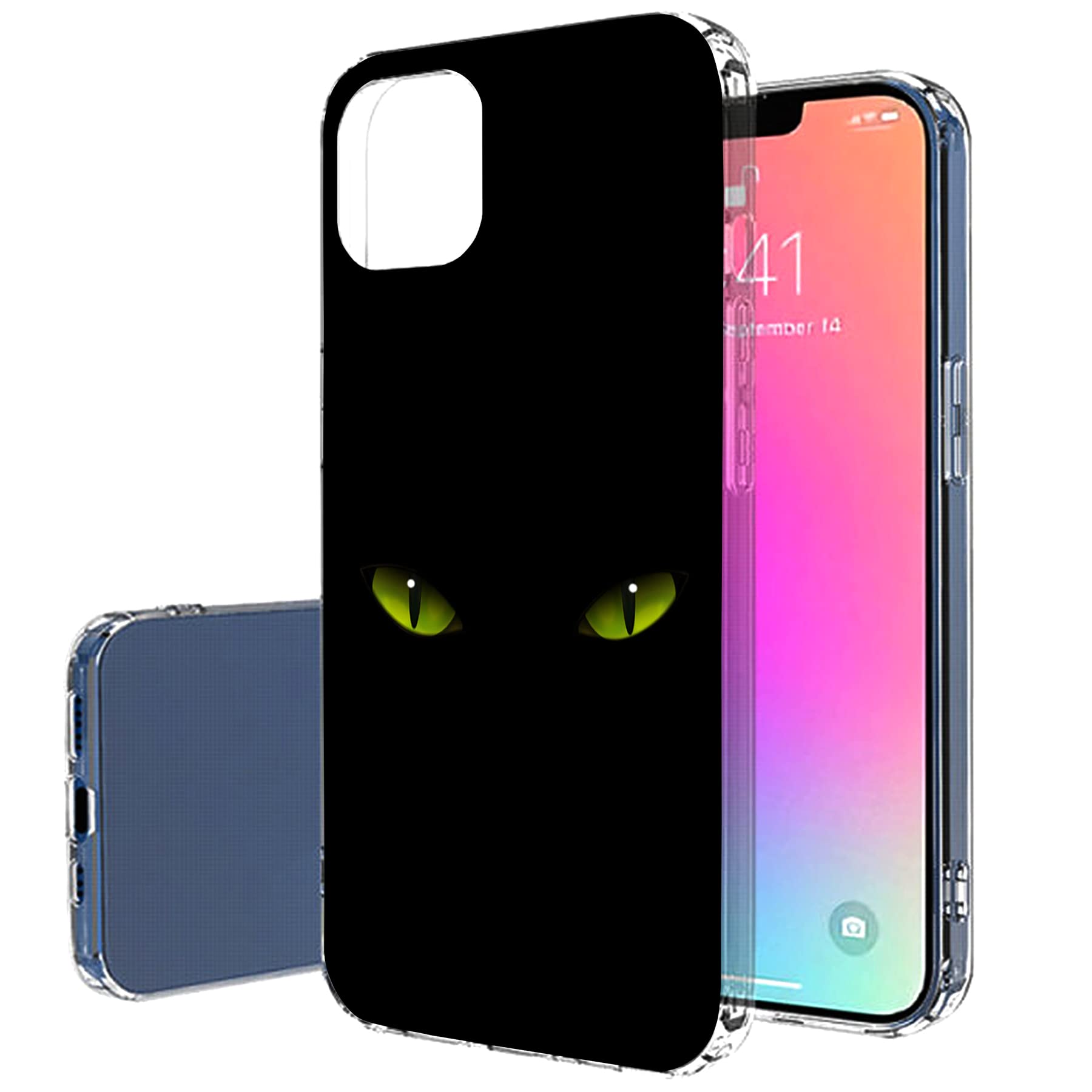 Ultra Slim iPhone 13 Pro Max Case - Lightweight TPU Gel Cover with Cat Eye Design | Scratch Resistant & Flexible Soft Protection | Made in USA | Perfect for Everyday Use, Travel & Work
