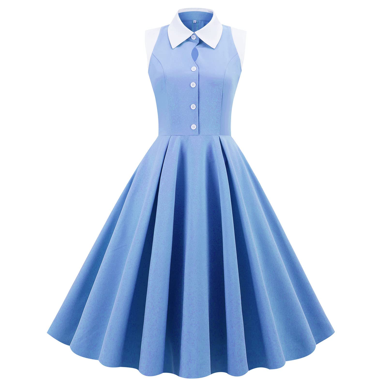 Women's Athletic Boho Summer Dress - Cute Retro Flowy Dress for Wedding Guest, Beach Vacation & Casual Outings