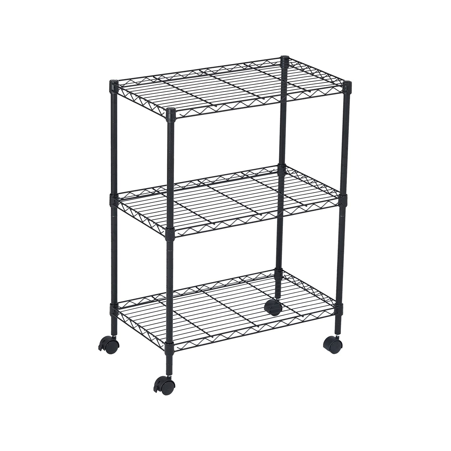3-Tier Heavy Duty Metal Wire Shelving Unit - 14