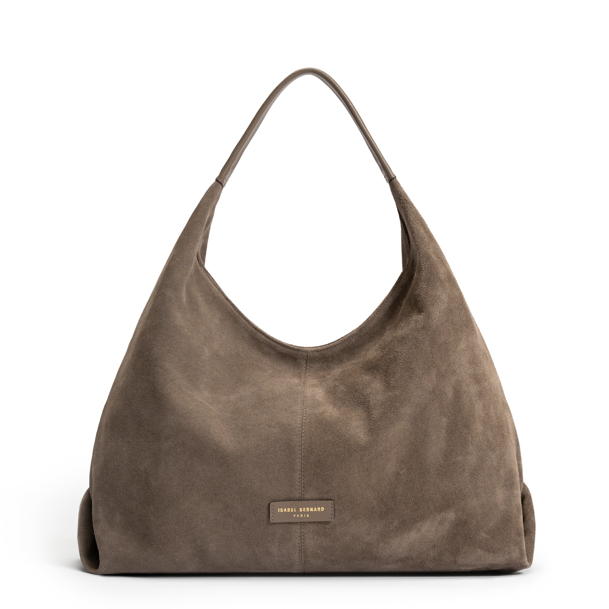 Honoré Grace Taupe Suede Shoulder Bag for Women - Elegant Crossbody Purse with Adjustable Strap, Perfect for Work, Travel & Everyday Use