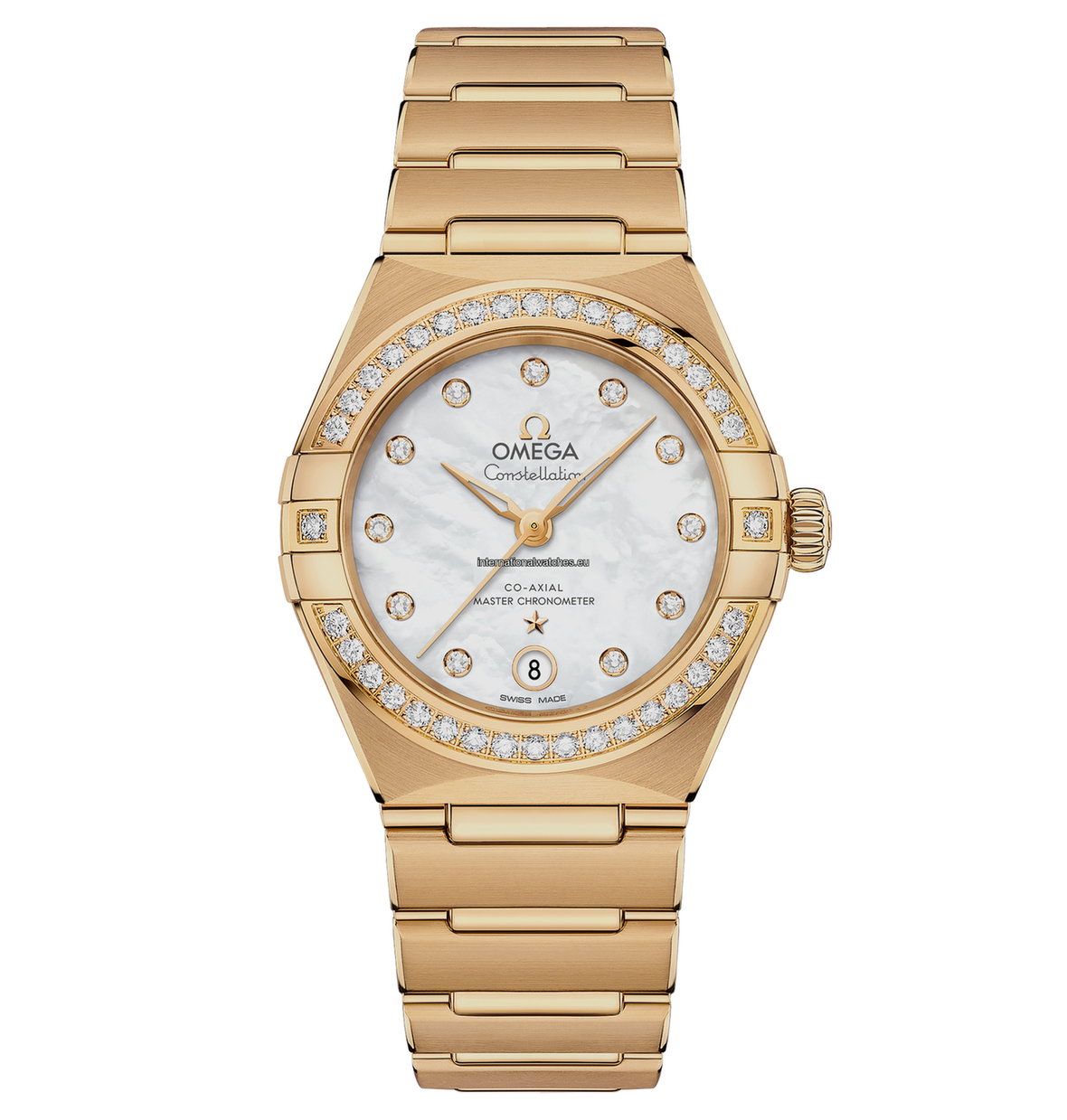Omega Constellation 29mm Yellow Gold Watch 131.55.29.20.55.002 - Luxury Women's Timepiece for Elegant Occasions & Business Events