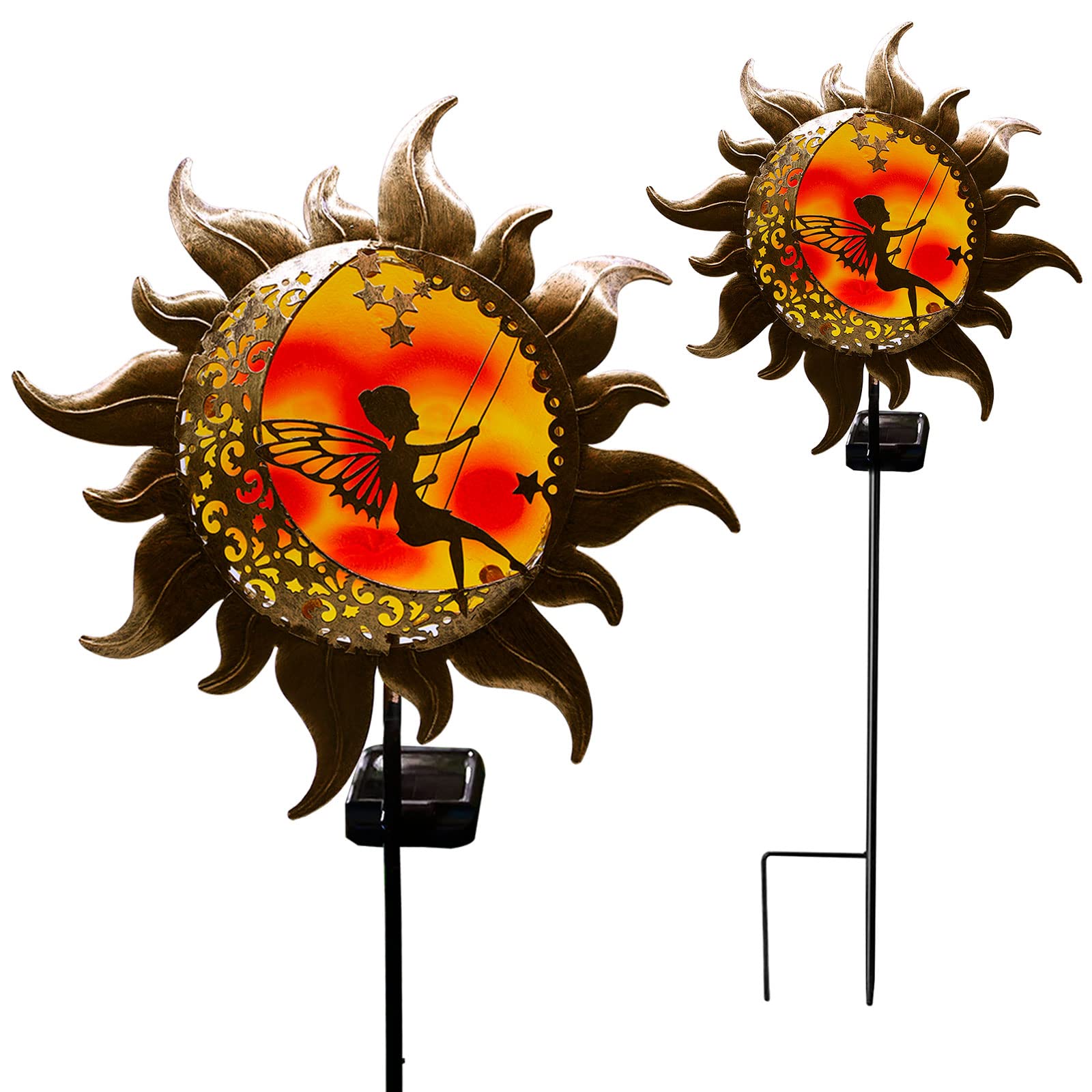Solar Garden Lights - Butterfly Fairy Pathway Decor for Yard, Lawn, Halloween