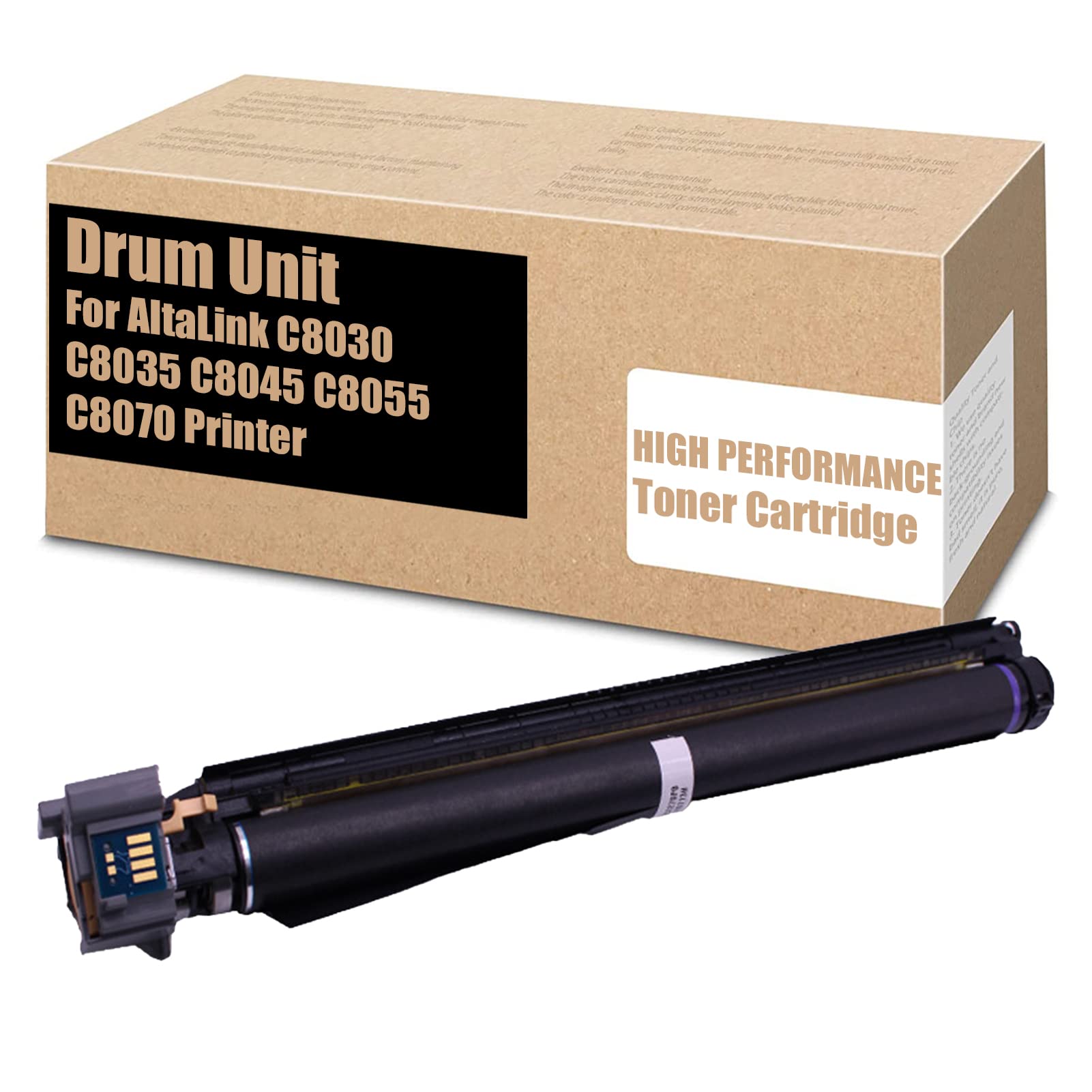 SSBY Compatible Drum Unit for Xerox AltaLink C8030/C8035/C8045/C8055/C8070 Printers - Black Image Replacement Drum - Perfect for Office Printing & High-Volume Document Production