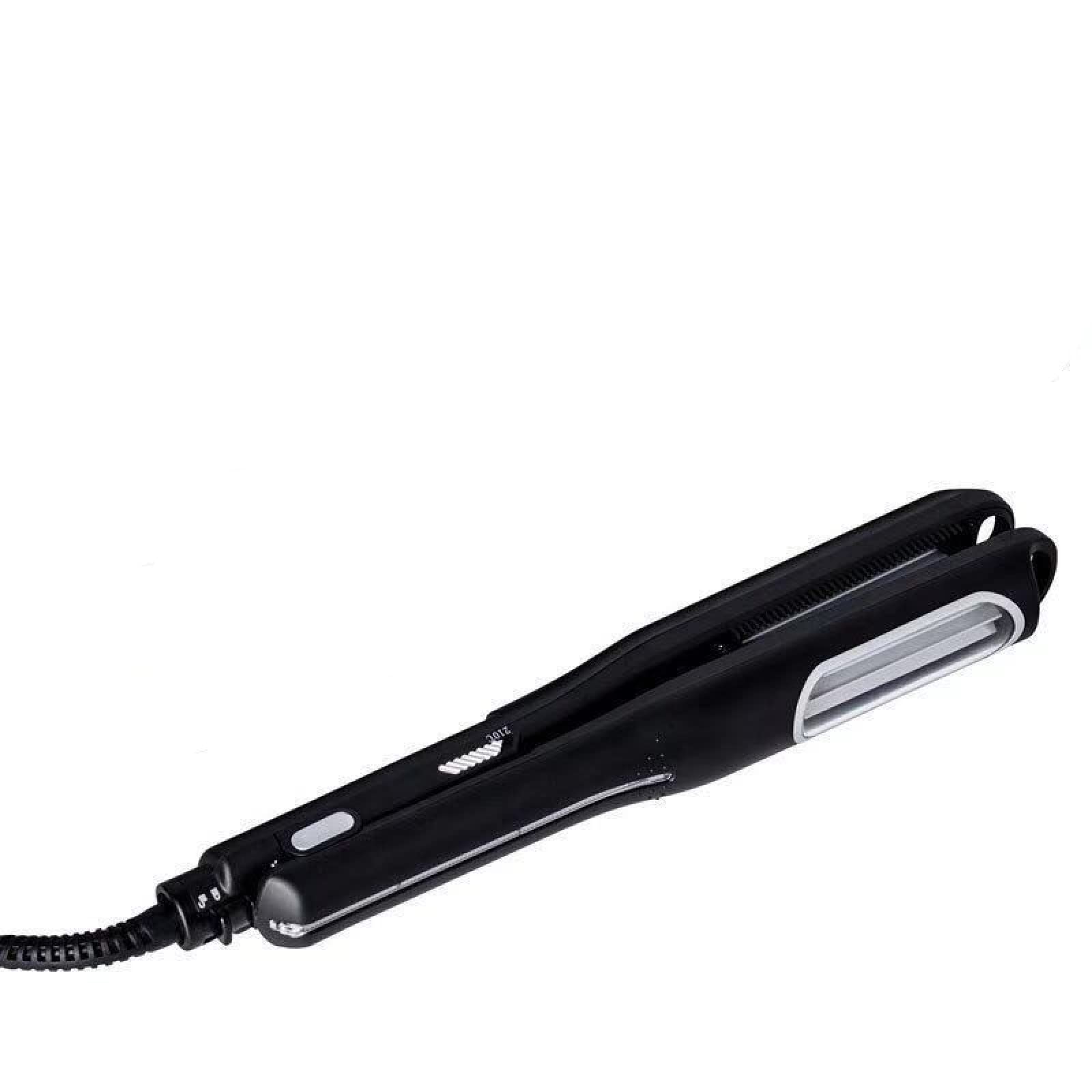 Automatic Hair Straightener & Curling Iron for Women - Electric Curling Wand with Wave Perm Technology, Silver | Perfect for Home Styling, Salon Looks & Travel Hair Care