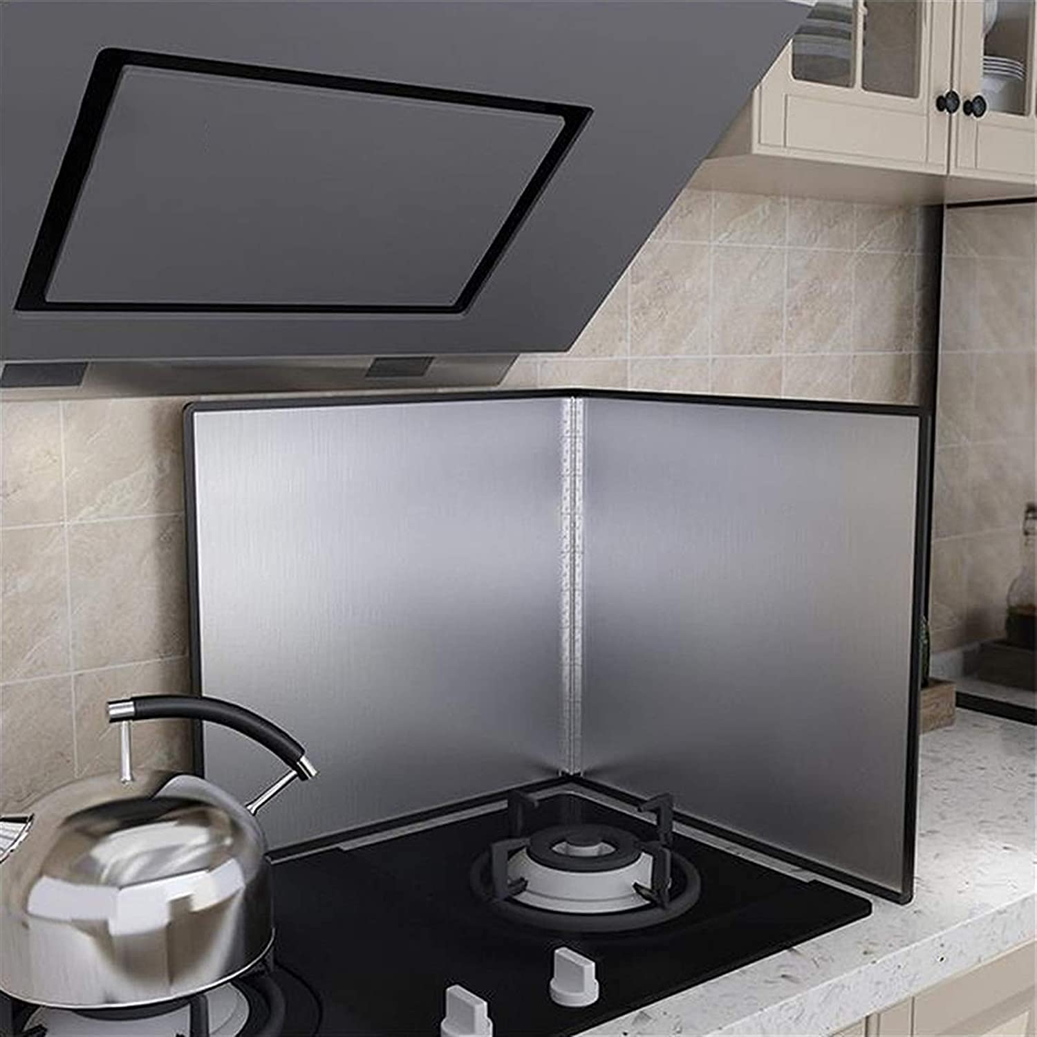 **Oil Splatter Guard for Stove - 45x50x80cm Grease Splatter Screen for Gas & Electric Stoves - Kitchen Cooking Splash Protector for Frying, Sautéing & Grilling (Perfect for Home & Restaurant Use)**