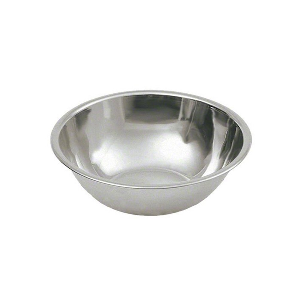 Update International 1 Quart Stainless Steel Mixing Bowl (78701) - Perfect for Baking, Cooking, Mixing Ingredients & Food Prep in Professional Kitchens & Home Use
