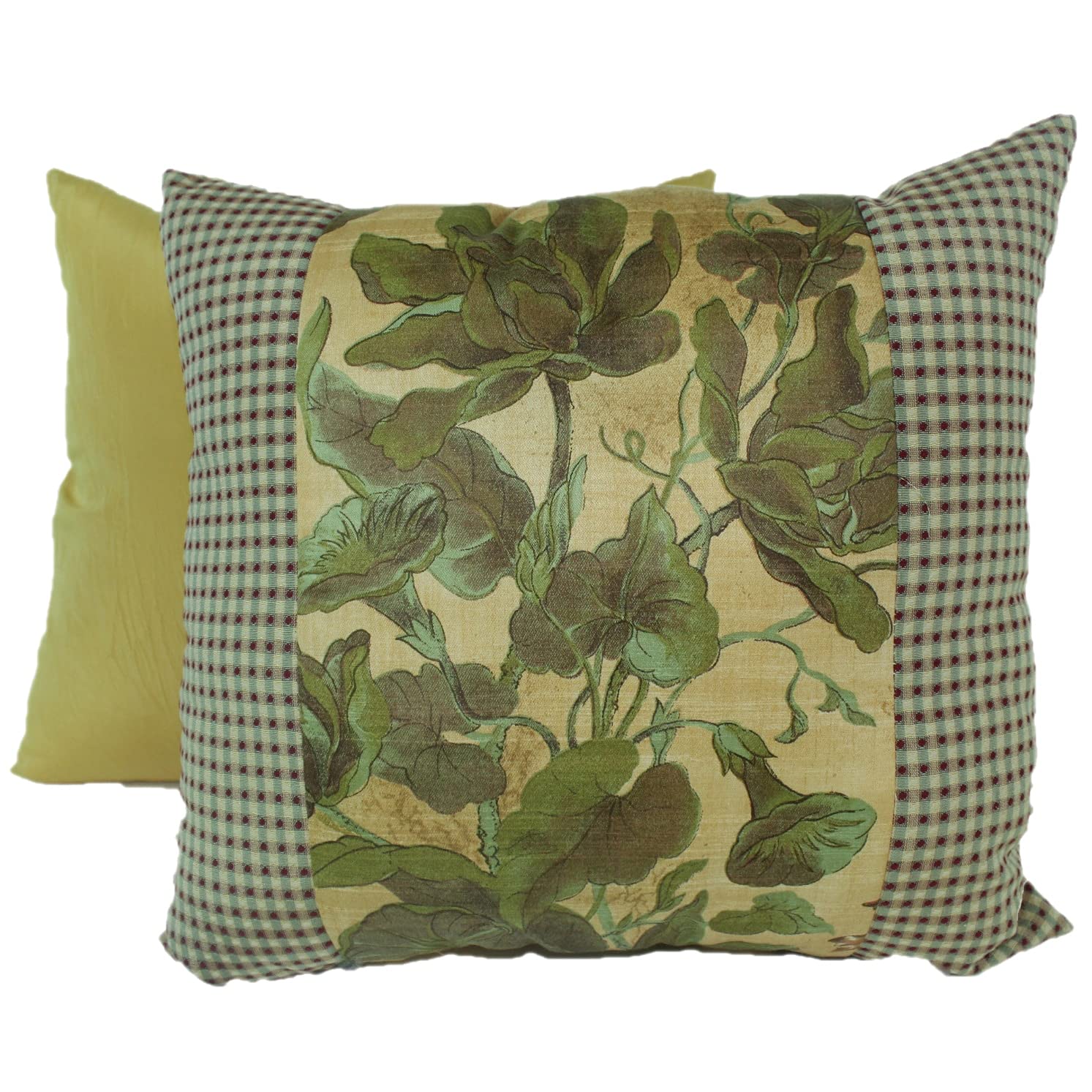 RLF HOME Windsong Gold Decorative Throw Pillows 14x12 Inches (Set of 2) - Luxury Cushions for Sofa, Bed & Living Room Decor