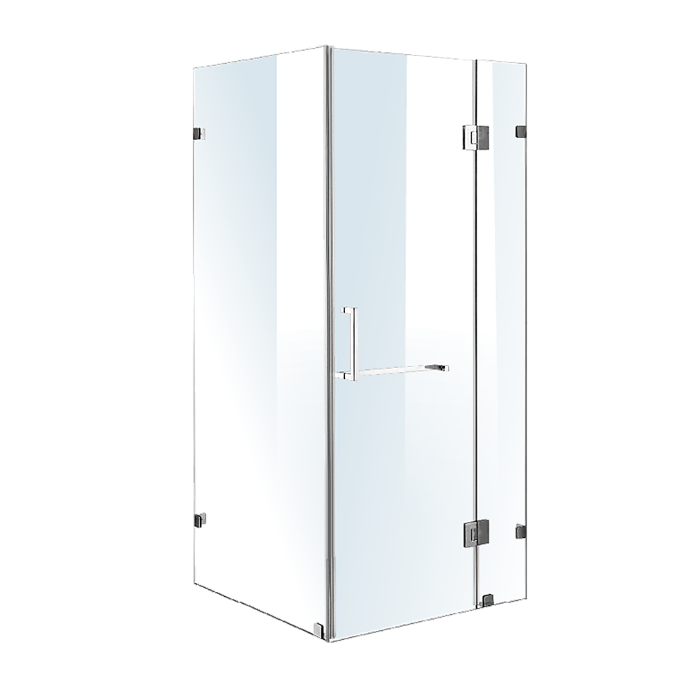Frameless 10mm Glass Shower Screen 1000x1000mm - Premium Bathroom Enclosure by Della Francesca | Perfect for Modern Walk-In Showers and Spa-Like Bathrooms