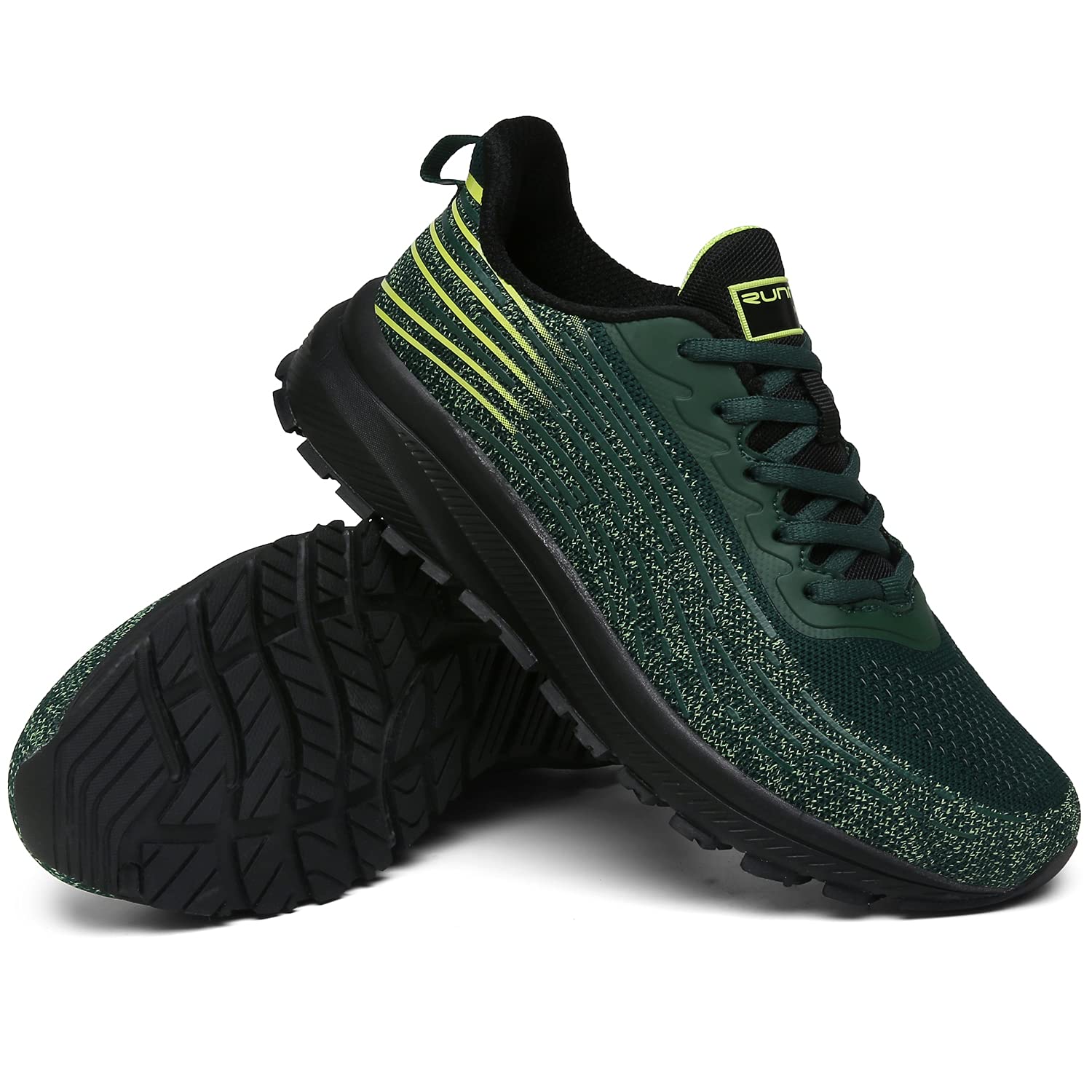 DUORO Men's Lightweight Breathable Running Shoes - Non-Slip Walking Sneakers for Road & Trail - Comfortable Fashion Athletic Shoes for Jogging, Gym Workouts & Daily Wear