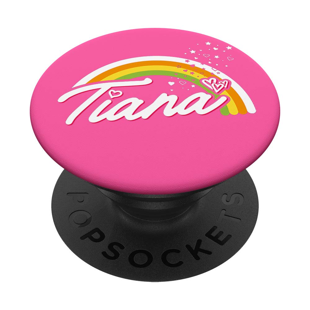 Official Tiana Rainbow PopSockets PopGrip - Interchangeable Phone Grip for iPhone, Samsung & Tablets | Perfect for Disney Fans, Everyday Use & Travel Accessories