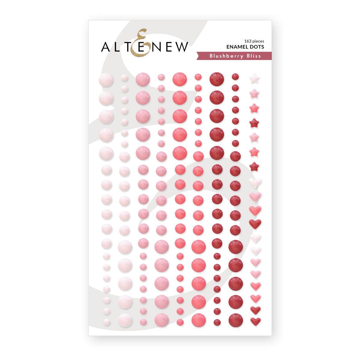 Blushberry Bliss Enamel Dots for Scrapbooking & Card Making - Colorful DIY Craft Embellishments for Journals, Planners, and Paper Crafts