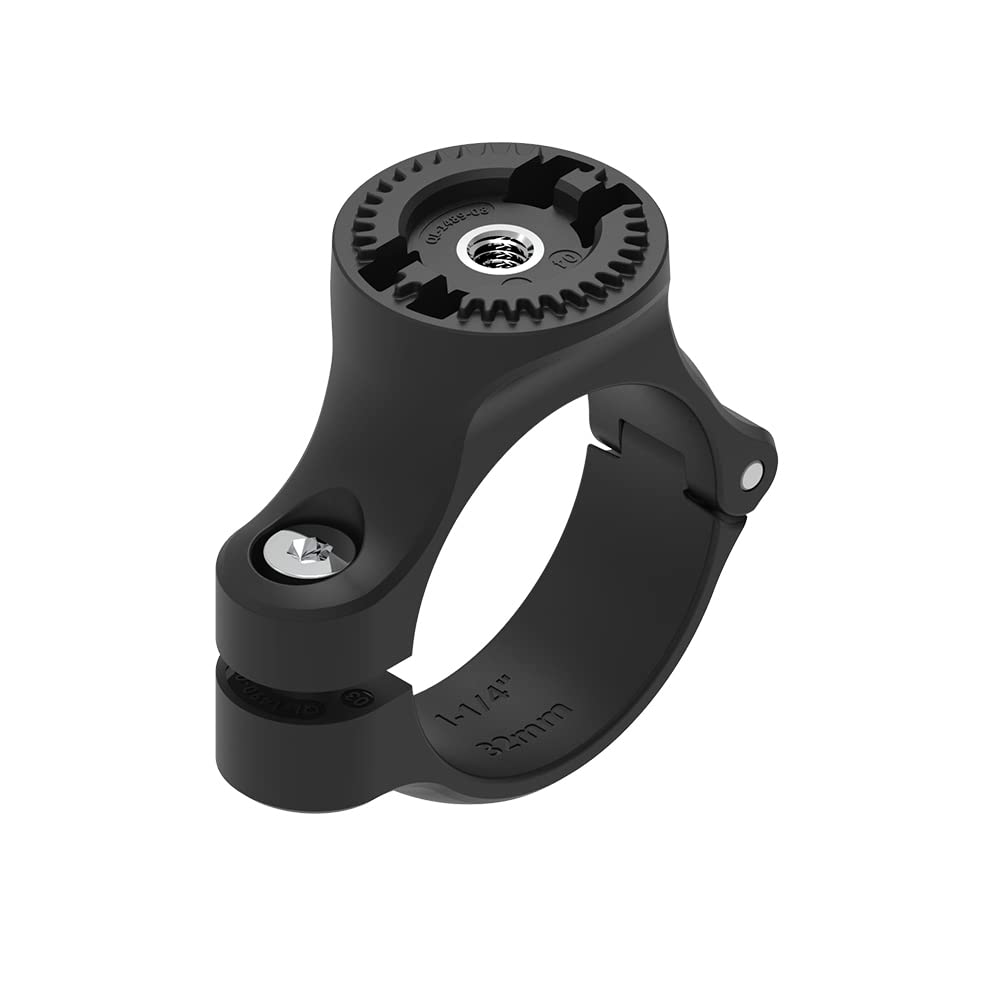 Quad Lock 360 Degree Motorcycle Phone Mount - Universal Handlebar Clamp for Bikes, Scooters & ATVs - Secure & Adjustable Phone Holder for Outdoor Adventures & Commuting