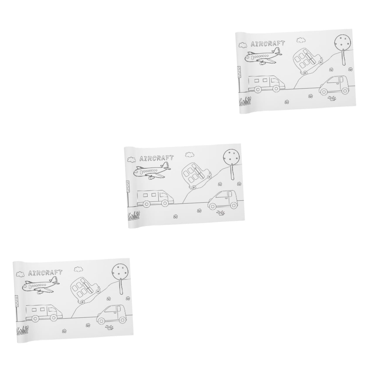 ERINGOGO 3 Rolls Drawing Paper - 11.8