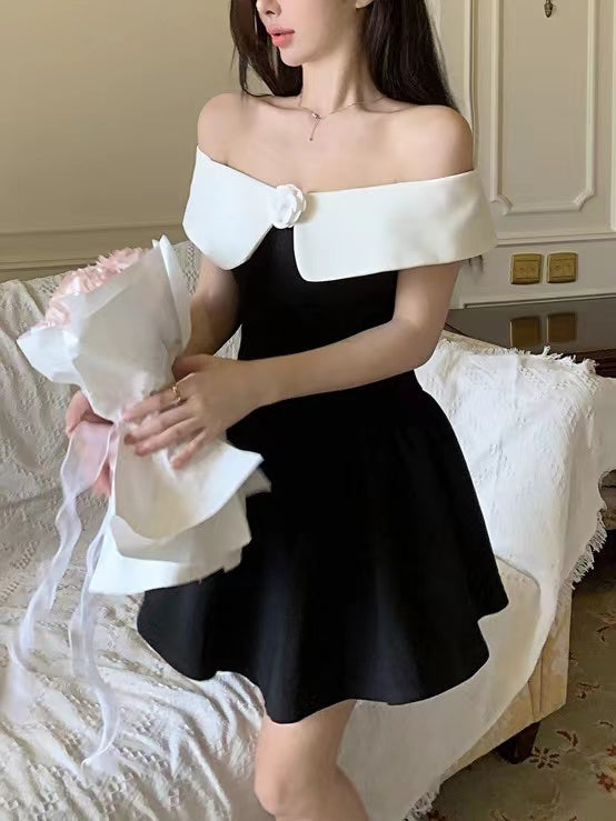 Lovevop Camellia One Shoulder Evening Dress - Elegant Formal Gown for Prom, Wedding & Special Occasions