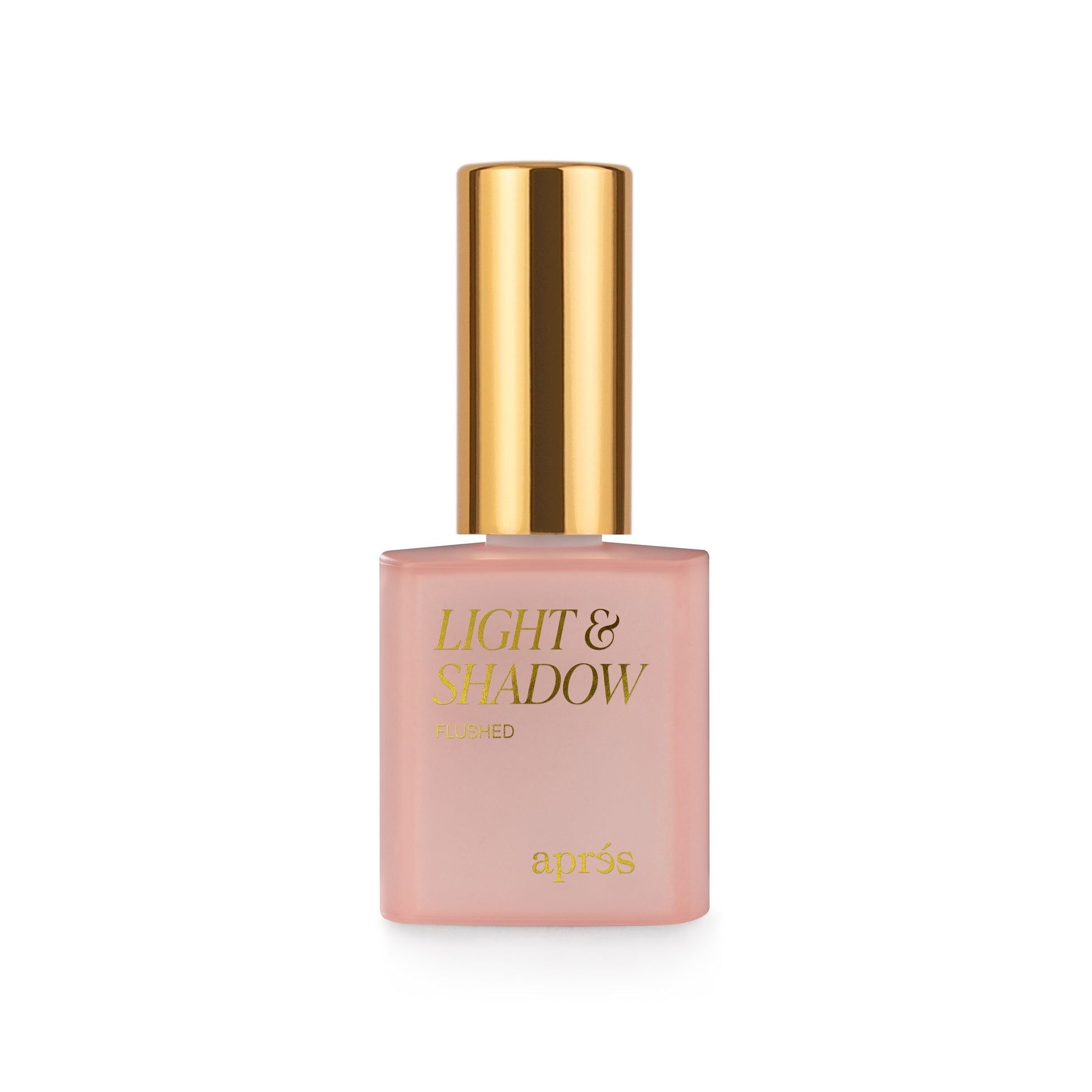 Apres Light & Shadow Gel Polish - Flushed Nude Pink Long Lasting Nail Polish for Salon & Home Manicure - Perfect for Weddings, Parties & Everyday Wear