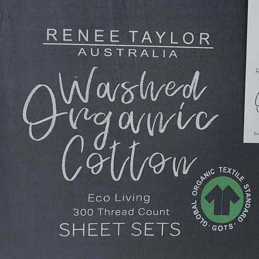 100% Organic Cotton Percale Sheet Set 300 Thread Count - Breathable & Hypoallergenic Bedding for Long Single Bed | Perfect for Hot Sleepers & Allergy Sufferers | Eco-Friendly Home Decor
