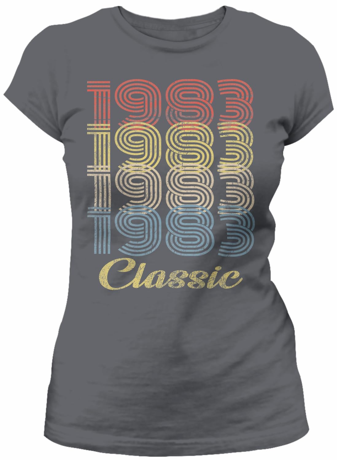 Women's 40th Birthday Tshirt - Vintage 1983 Retro Design - Perfect 40th Birthday Gift for Her - Ideal for Birthday Parties & Celebrations