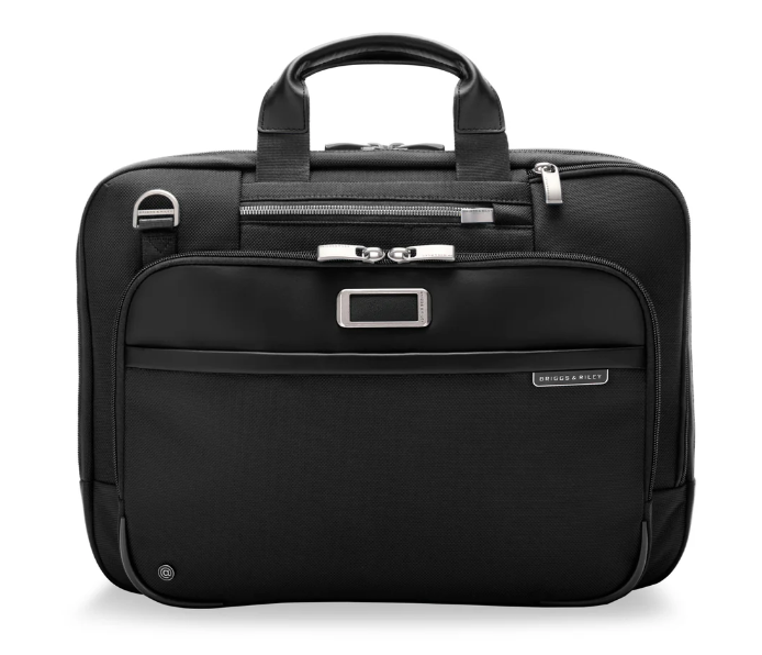 Briggs & Riley @Work Medium Expandable Business Briefcase - Durable Laptop Bag for Professionals, Travel & Office Commute