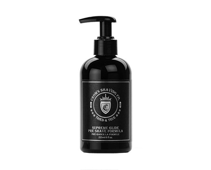 Crown Shaving Supreme Glide Pre Shave Oil - Smooth Shaving Formula for Men | Pre-Shave Prep for Razor Bumps & Irritation | Perfect for Sensitive Skin & Daily Grooming Routine