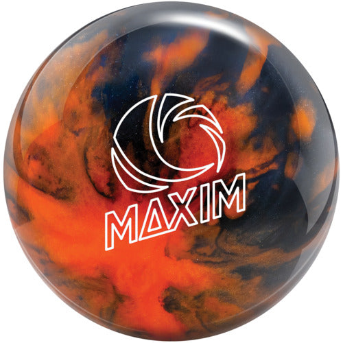 Premium Ebonite Maxim Pumpkin Spice Bowling Ball for Professional & Recreational Bowlers | Perfect for Fall Tournaments & League Play