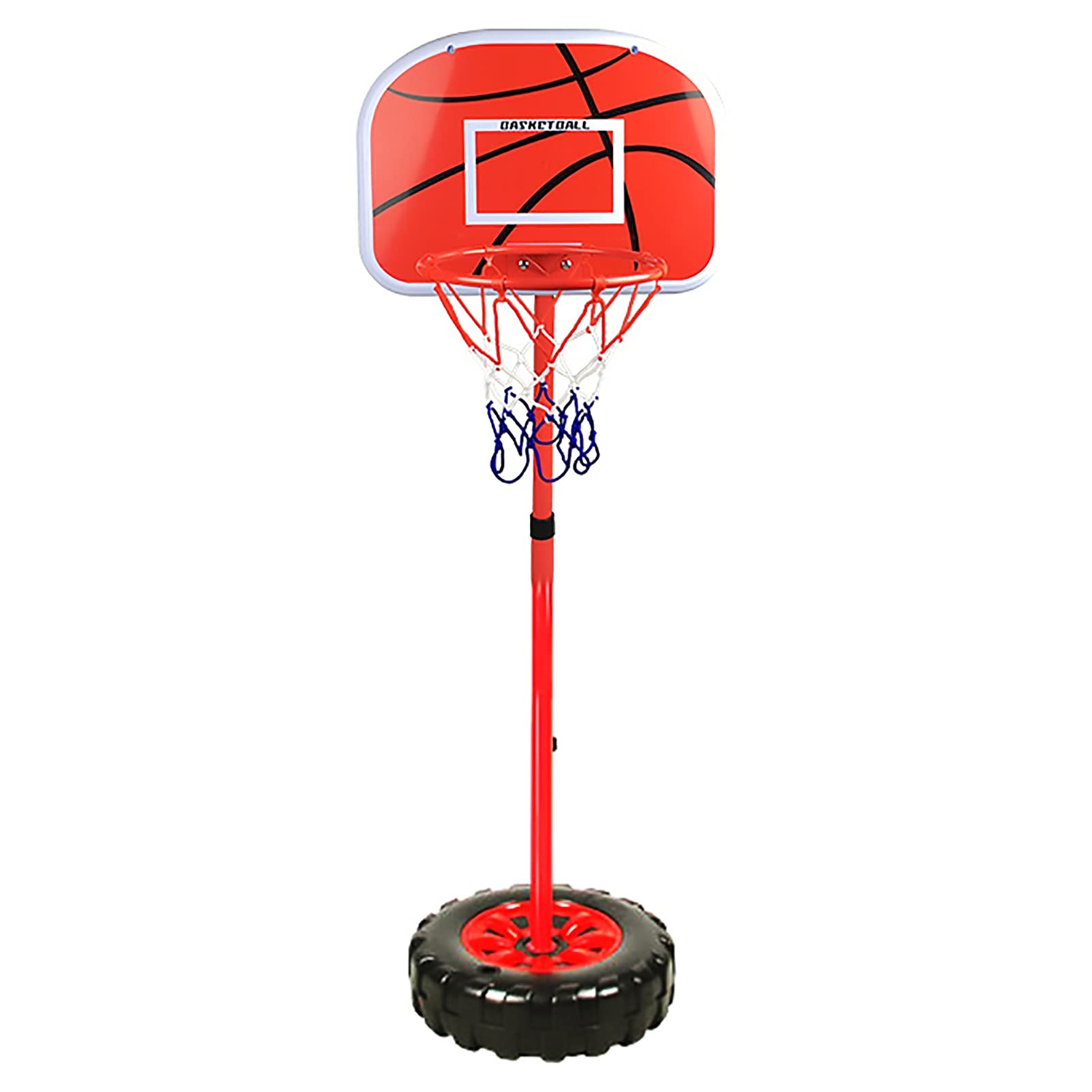Adjustable Basketball Hoop Stand for Kids - Indoor/Outdoor Height-Adjustable Basketball System - Perfect Birthday & Holiday Gift for Boys & Girls - Great for Driveway, Backyard, and Playground Fun