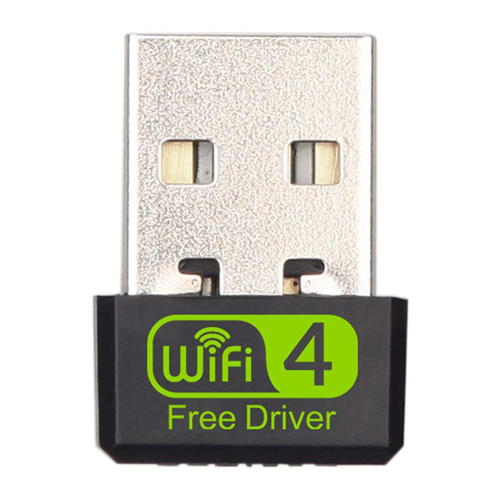 Duendhd USB WiFi Adapter 150Mbps - 2.4GHz Wireless Network Dongle for Laptop, Desktop & PC - Mini WiFi Receiver with Windows 7/8/8.1 Support - Perfect for Home Office, Online Gaming & Streaming