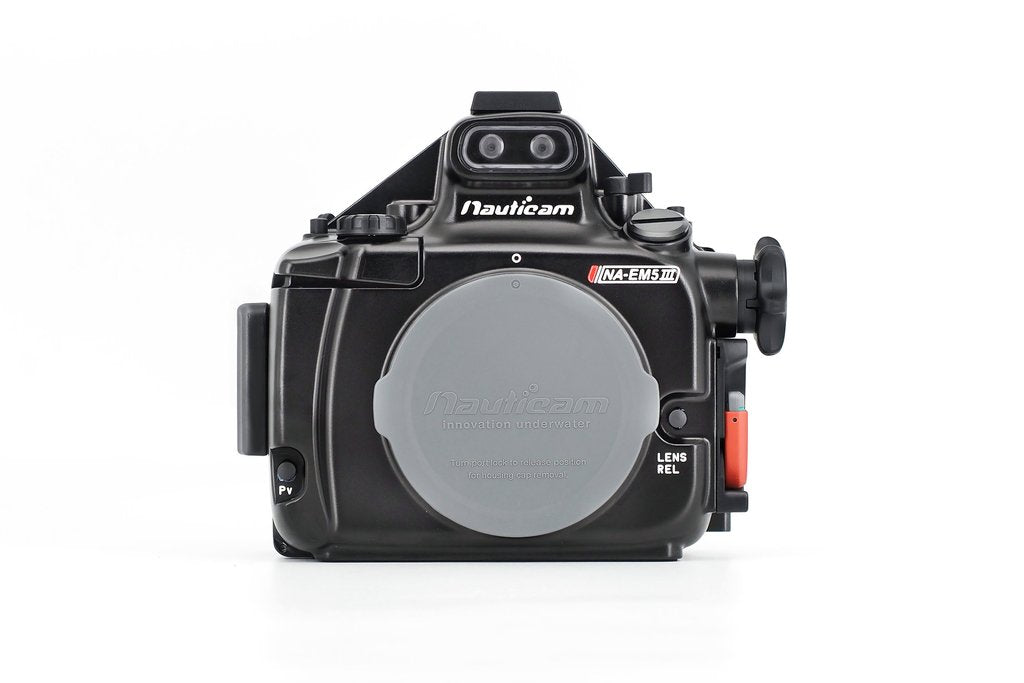 Nauticam NA EM5III Waterproof Underwater Housing for Olympus OM-D E-M5 III & OM Systems OM-5 Cameras - Perfect for Scuba Diving, Snorkeling, and Marine Photography
