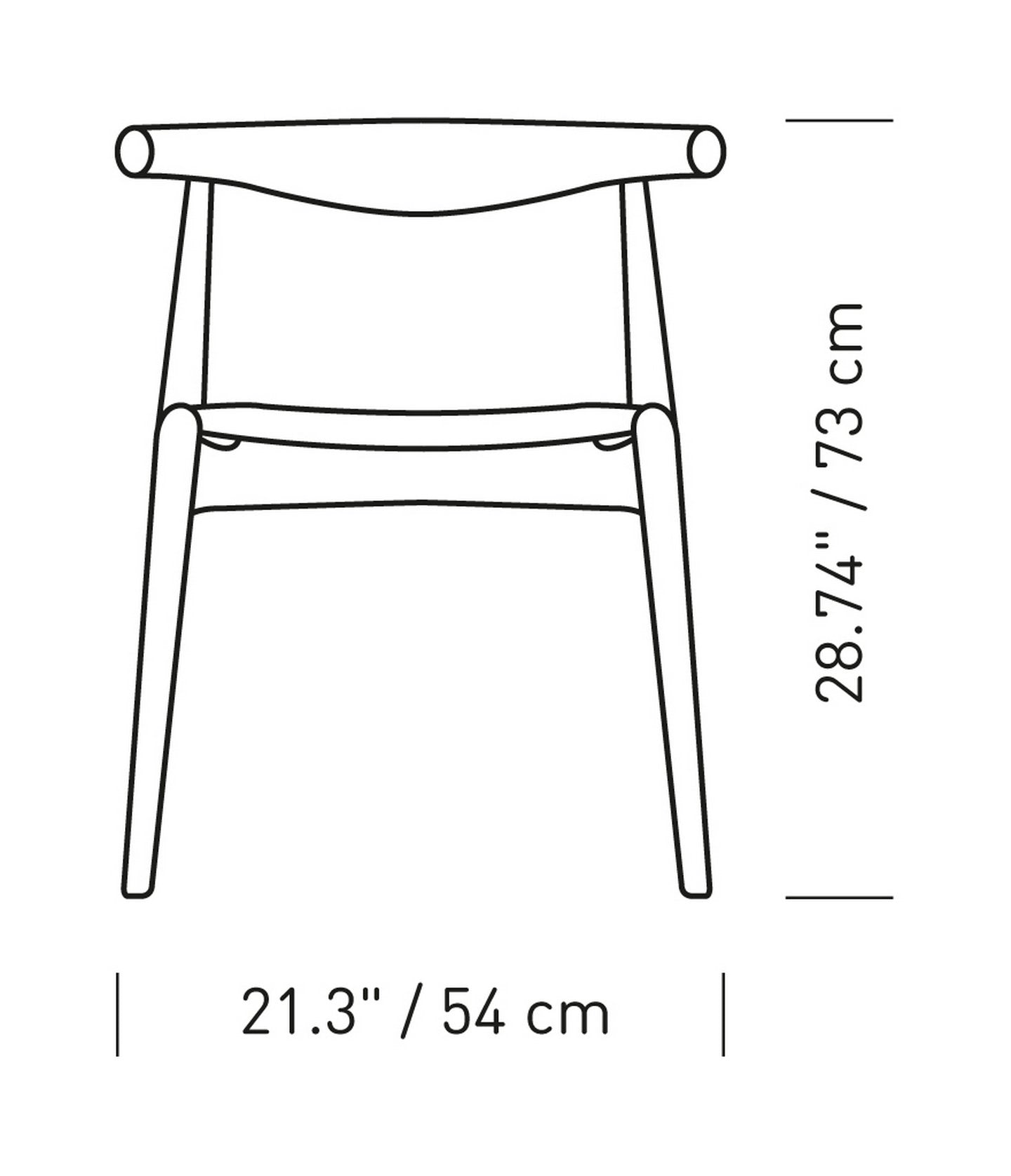 CH20 Elbow Chair - Modern Accent Chair for Living Room, Bedroom & Office - Ergonomic Design for Comfortable Seating - Perfect for Reading, Relaxing & Small Spaces