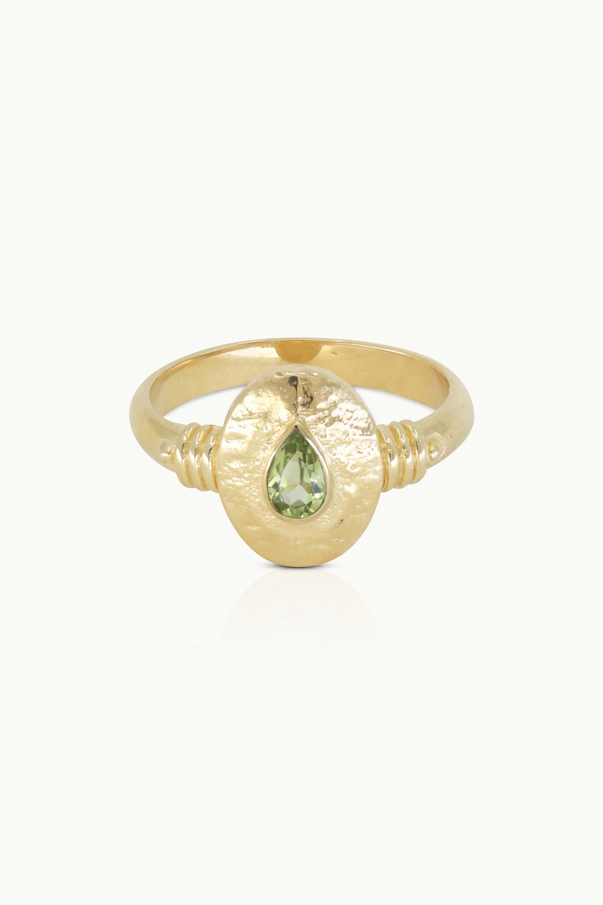 Esme Apatite Gold Ring - Elegant Blue Gemstone Jewelry for Women, 14K Solid Gold Band, Perfect for Engagement, Anniversary & Everyday Wear