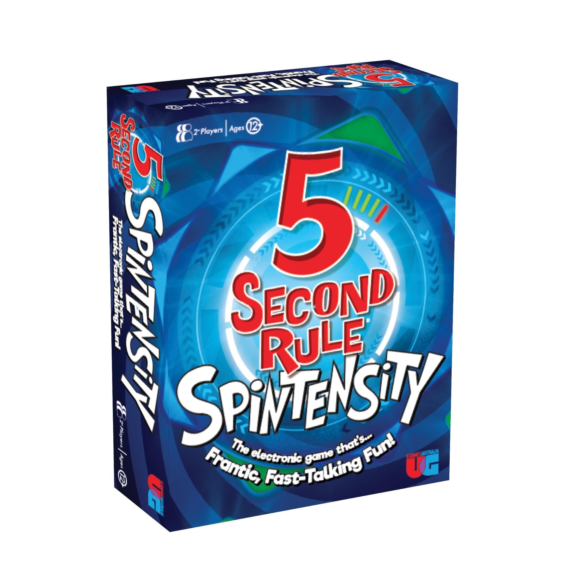 5 Second Rule Spintensity Game - Fun & Fast Family Board Game for Kids & Adults - Perfect for Parties, Game Nights & Family Gatherings