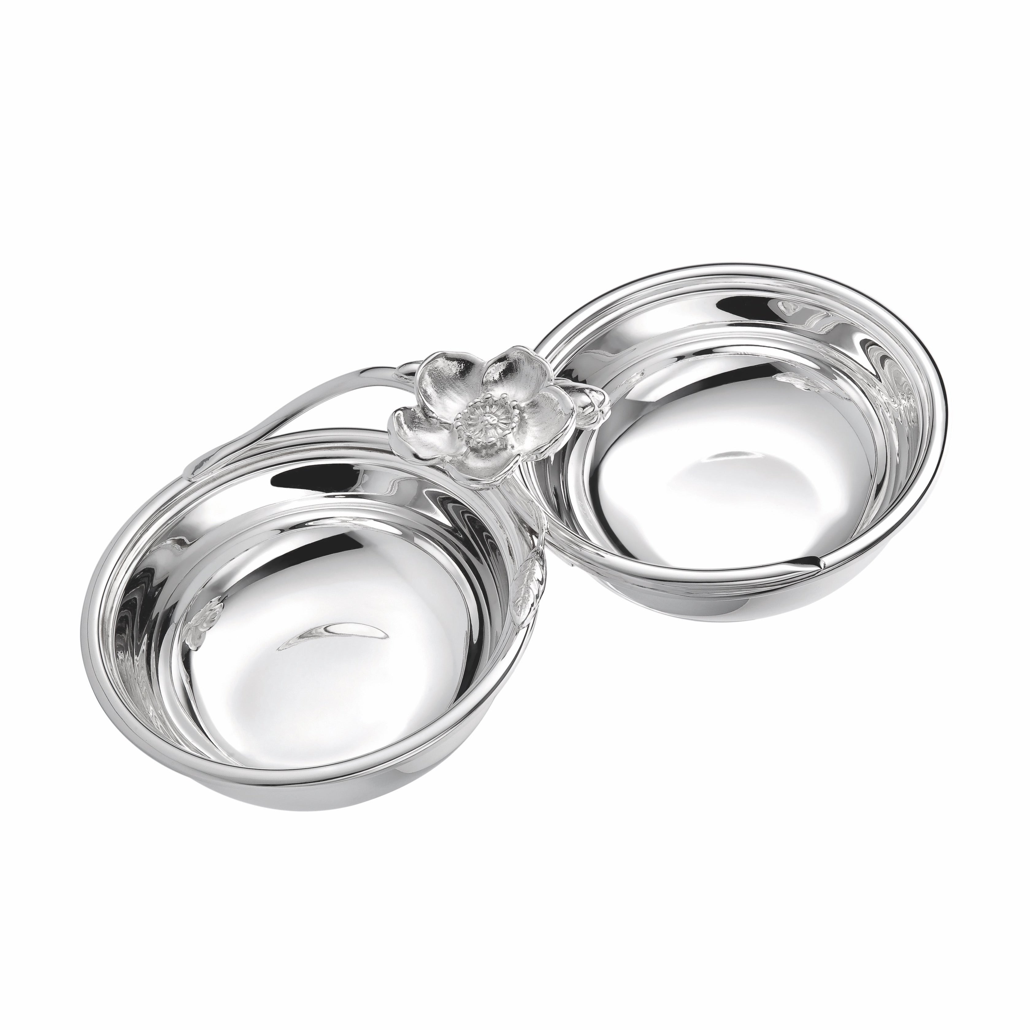Anemone Belle Epoque Dual Serving Dish - Elegant Appetizer Platter for Dinner Parties & Entertaining - Perfect for Cheese, Fruits, and Hors d'oeuvres