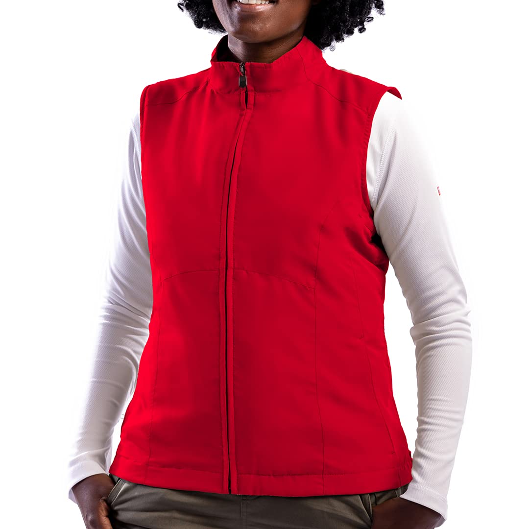 SCOTTeVEST Women's RFID Blocking Vest with 18 Hidden Pockets - Water Repellent Travel Jacket for Outdoor Adventures, Commuting & Airport Security