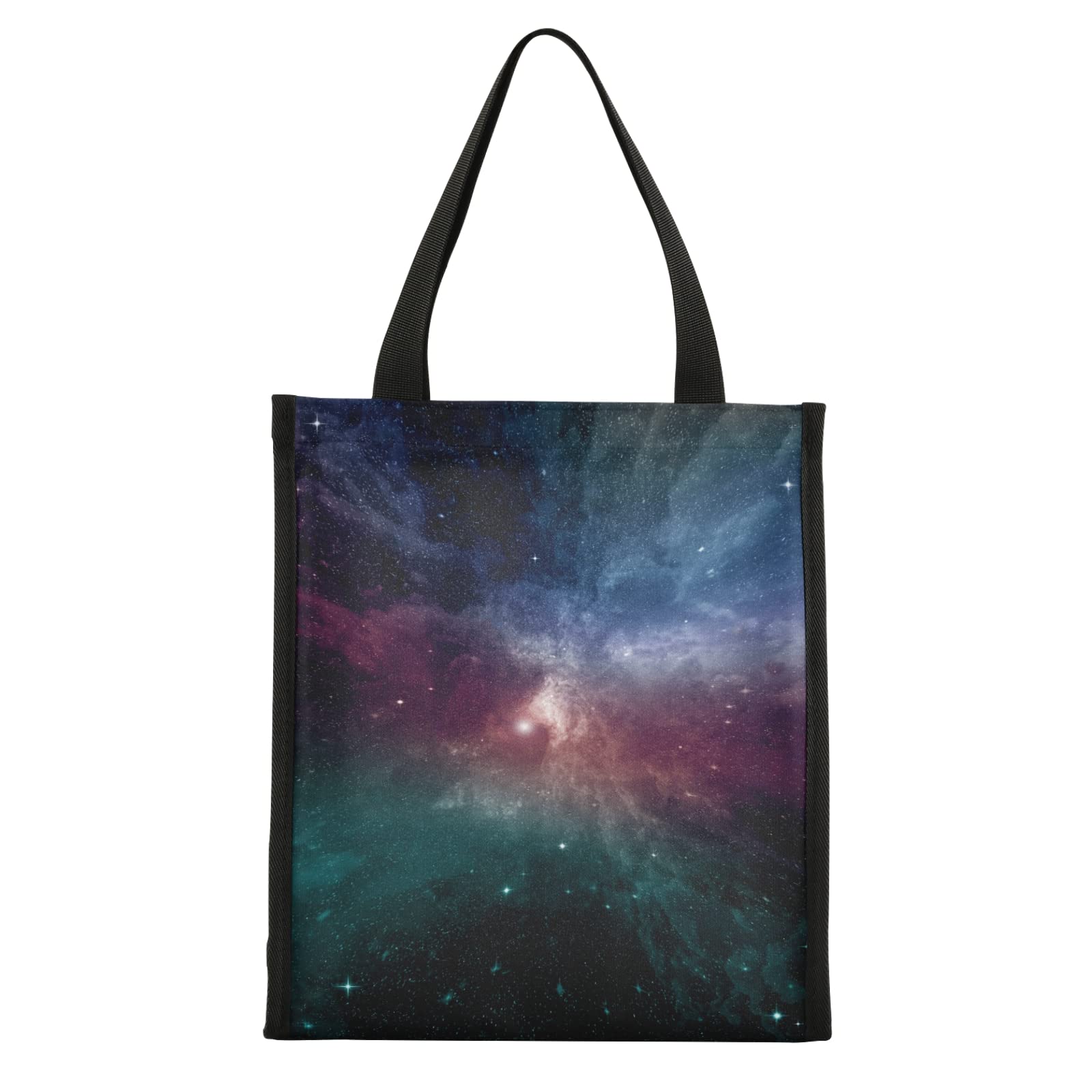 ALAZA Star Planet Galaxy Space Insulated Lunch Bag - Reusable Thermal Lunch Tote for Men & Women - Durable Nylon Cooler Bag for Office, School & Travel - Perfect for Work, Picnics & Outdoor Adventures