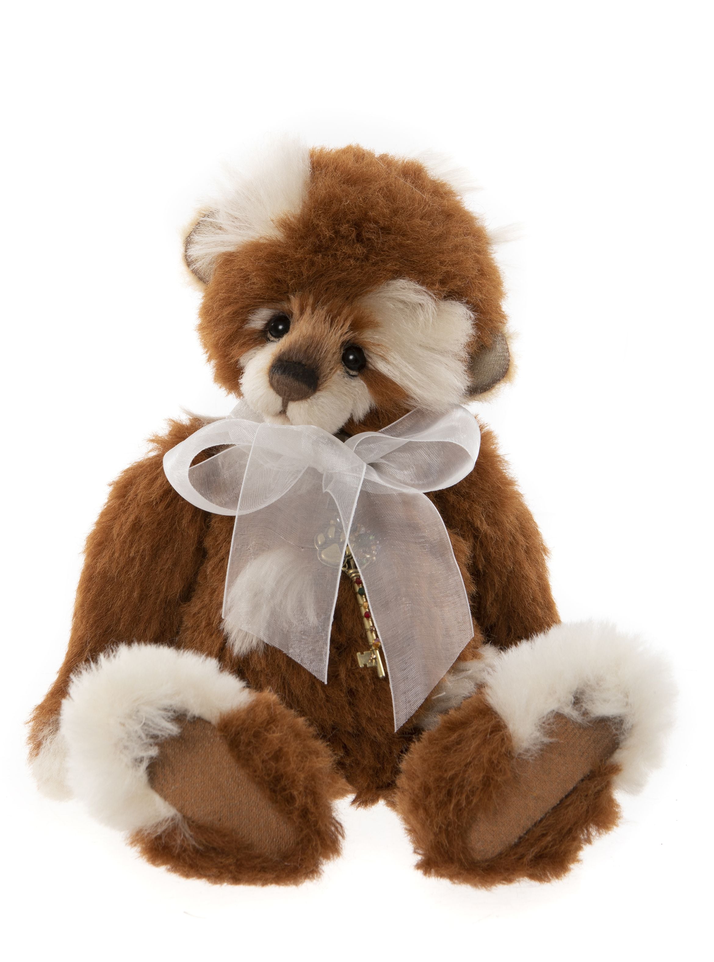 Charlie Bear Degas - Soft Plush Teddy Bear for Kids, Cuddly Gift for Birthdays & Holidays - Perfect for Nursery Decor, Baby Showers & Comforting Sleep Companions