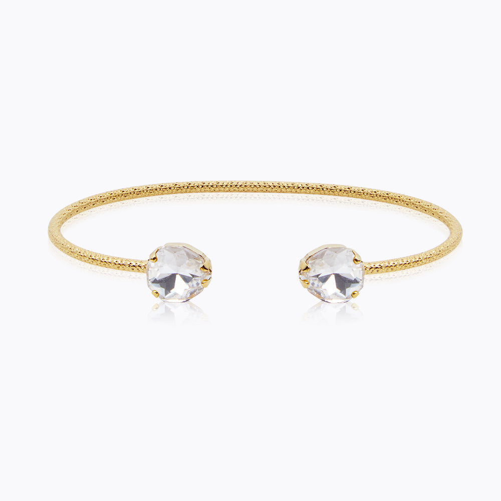 Mini Carlotta Bracelet with Genuine Crystals - Elegant Adjustable Charm Bracelet for Women | Perfect for Daily Wear, Parties & Special Occasions