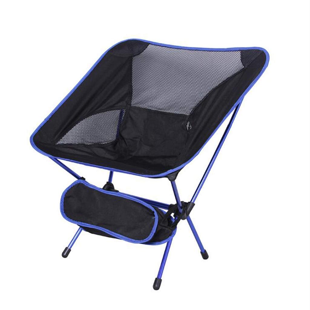 Portable Folding Camping Chair with Carry Bag - Heavy Duty Oxford Fabric Outdoor Chair for Camping, Fishing, Picnic, Beach & BBQ - Compact Foldable Stool for Backpacking, Tailgating & Outdoor Adventures