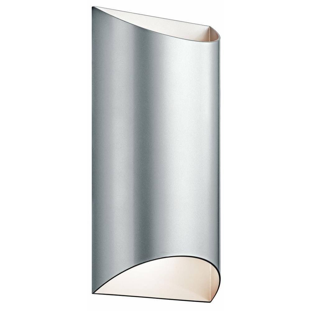 20W 2-LED Modern Outdoor Wall Lantern - 13.75