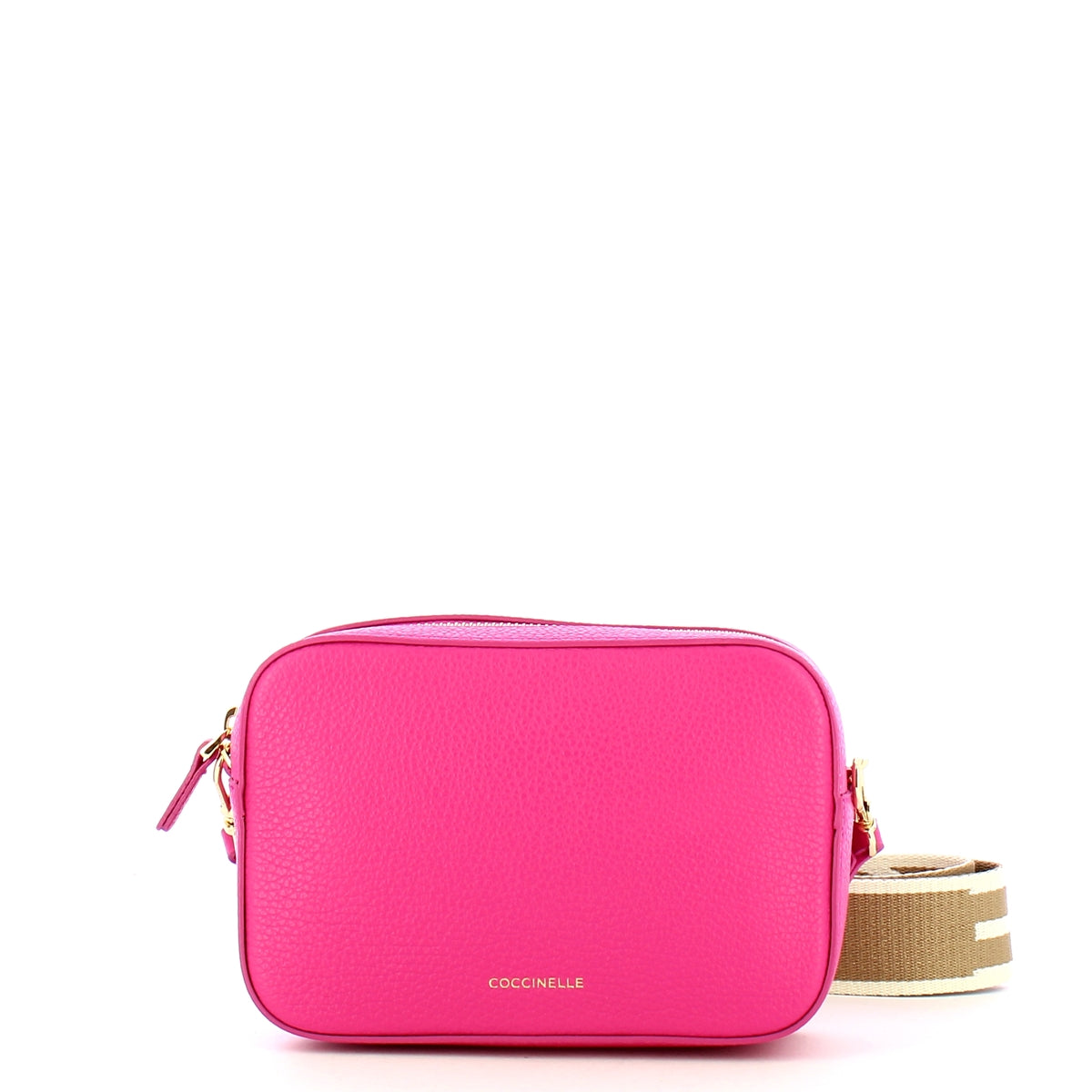 Coccinelle Tebe New Fuchsia Mini Bag MN555I101 - Stylish Crossbody Purse for Women, Perfect for Parties & Daily Use