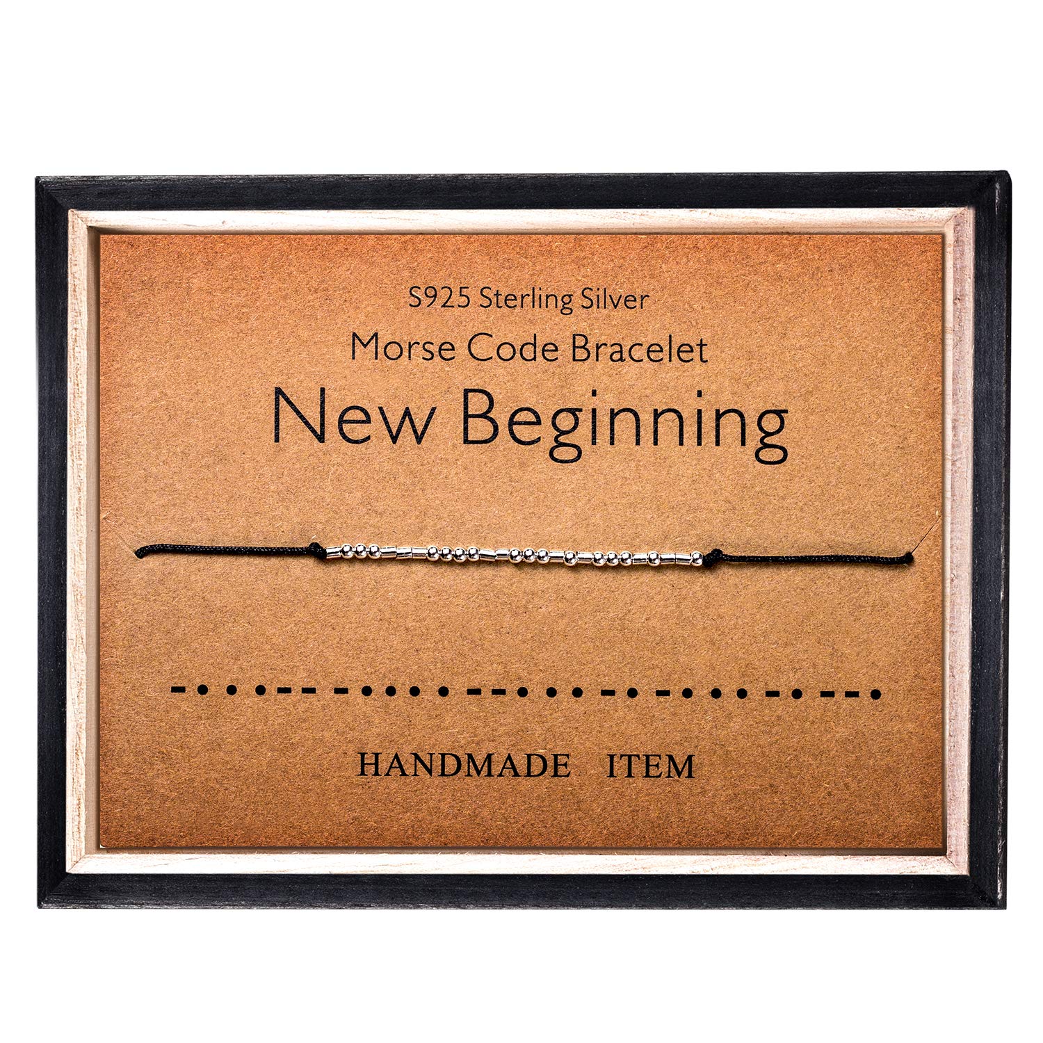 KGBNCIE Morse Code Bracelet for Women - Inspirational & Funny Friendship Gift - Perfect for Birthdays, Anniversaries, and Special Occasions