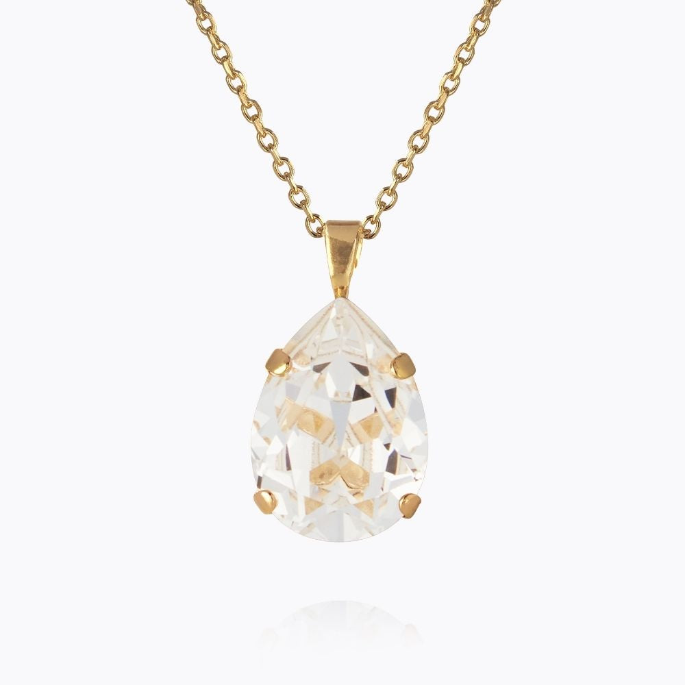 Elegant Mini Drop Necklace with Sparkling Crystal - Perfect for Weddings, Parties & Everyday Wear