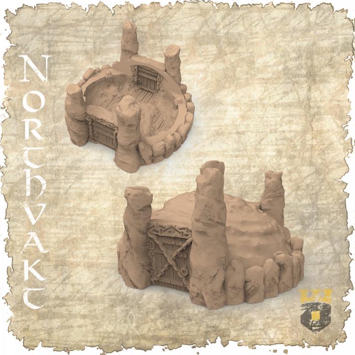 Viking Barrow: 9th Century Burial Mound Model for Historical RPGs, Wargaming & Diorama Scenery – Perfect for Viking Age Tabletop Games, School Projects & Medieval History Displays