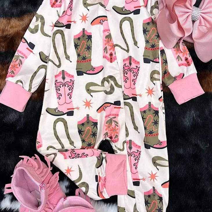Adorable Wild West Baby Girl Onesie - Western Cowgirl Outfit for Infants & Toddlers - Perfect for Halloween, Costume Parties & Western Theme Events