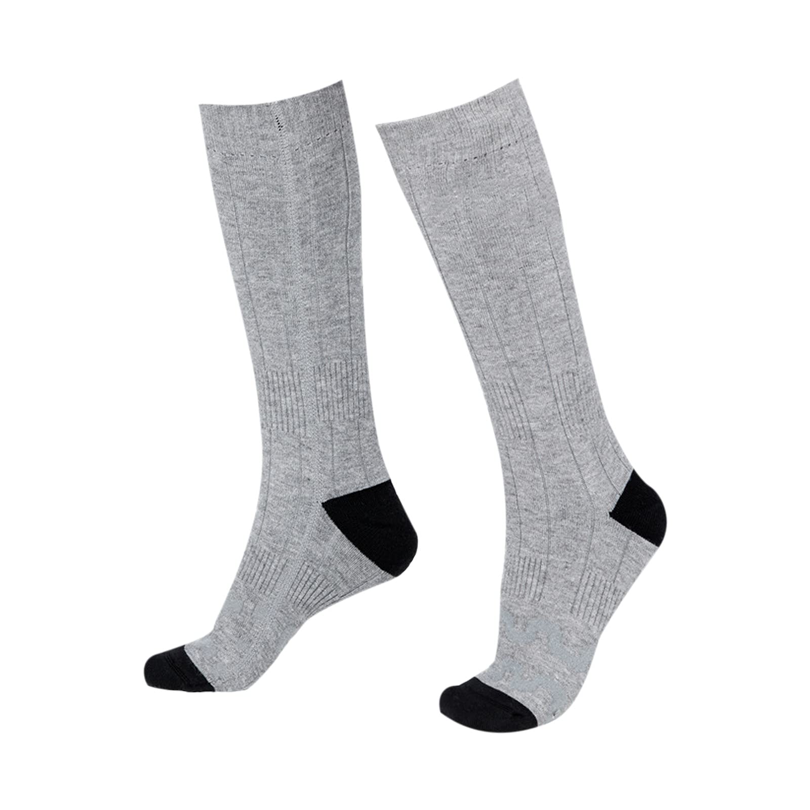 Electric Heated Socks for Men & Women - Winter Warm Thermal Foot Warmer Socks for Skiing, Biking, Hunting & Outdoor Activities - Long Tube Design for Maximum Comfort