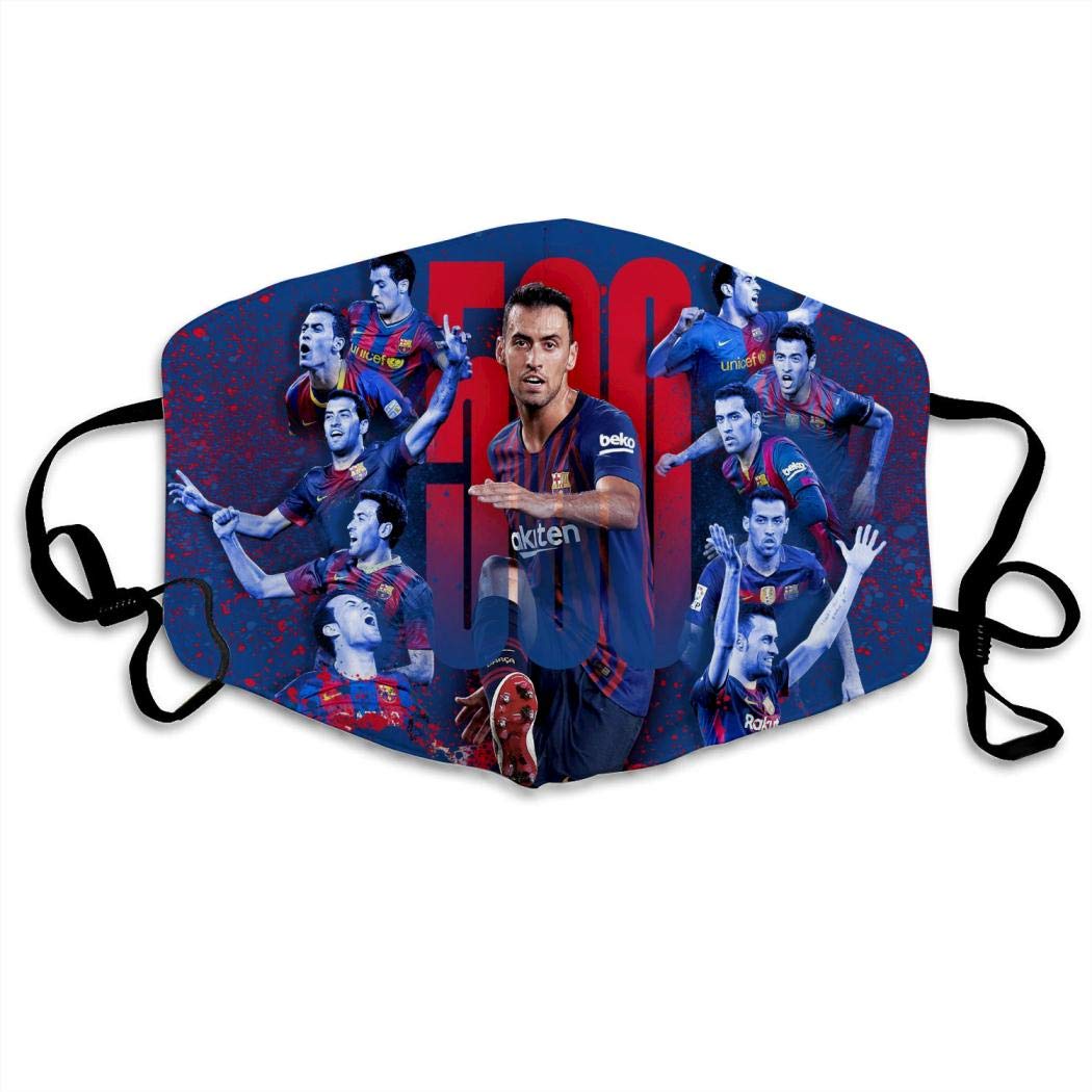 Barcelona Logo Dust-Proof Face Mask - Reusable & Washable for Cycling, Camping