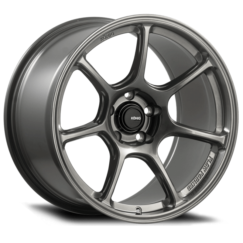 Konig Ultragram 17x8 5x114.3 ET40 Carbon Bronze Metallic Knurled Bead Wheel Rims - Perfect for Tuner Cars, Sports Vehicles & Performance Upgrades